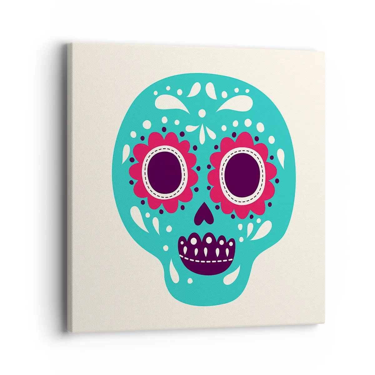 Schilderen op canvas - Leven – plezier tot de dood - 40x40 cm