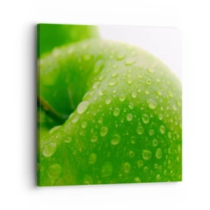 Schilderen op canvas - Groene koele frisheid - 30x30 cm