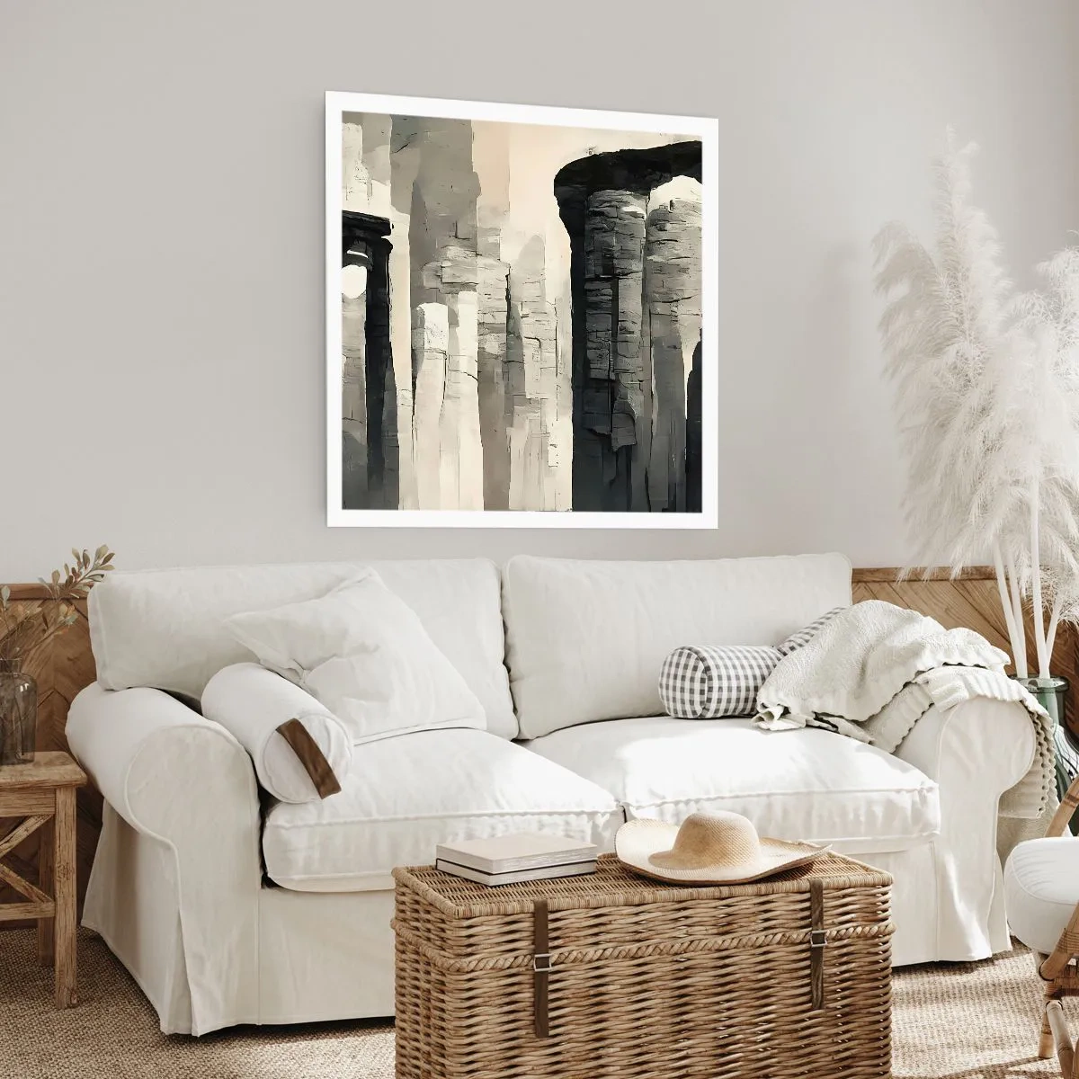 Poster - De majesteit van de oudheid - 40x40 cm