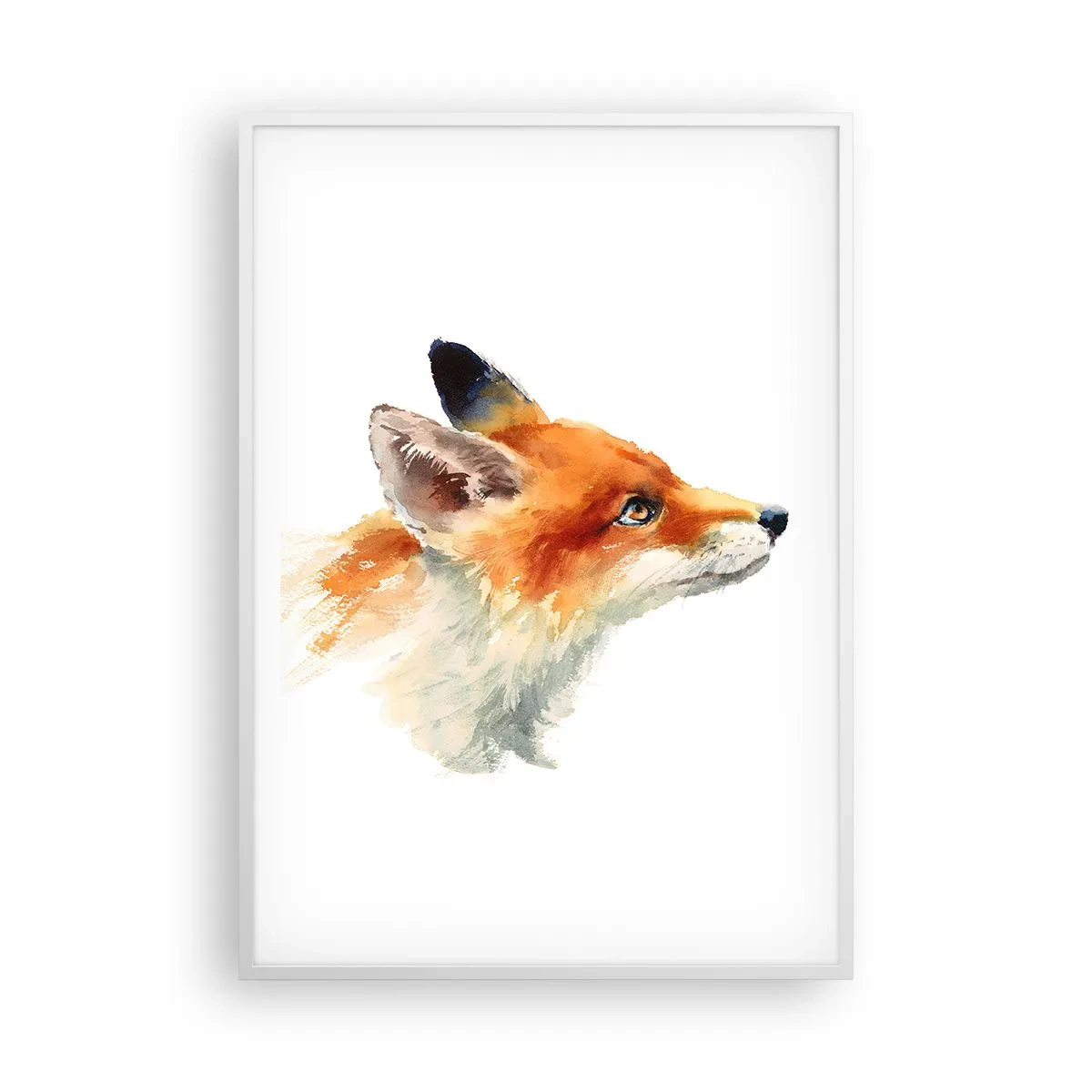 Poster in een witte lijst - Je kunt nooit voorzichtig genoeg zijn - 70x100 cm