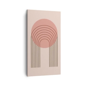 Schilderen op canvas - Onweerstaanbare aantrekkingskracht - 45x80 cm