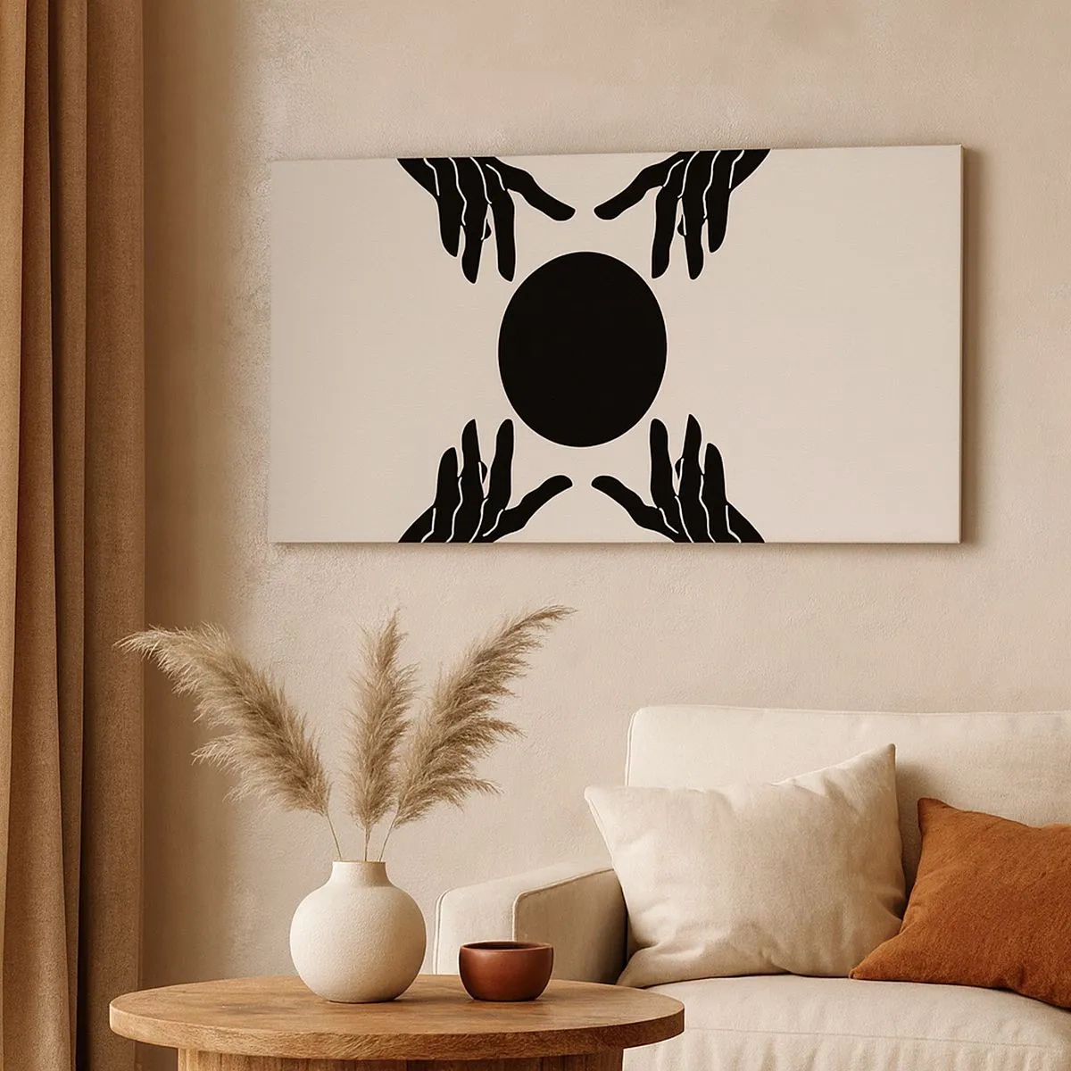 Schilderen op canvas - Geheim teken - 100x40 cm