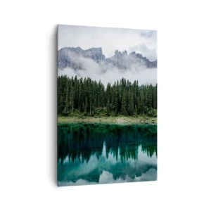 Schilderen op canvas - Stil, stil, laten we het drinkwater niet wakker maken... - 70x100 cm