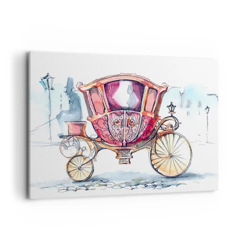 Schilderen op canvas - Naar de bruiloft of naar het bal? - 100x70 cm