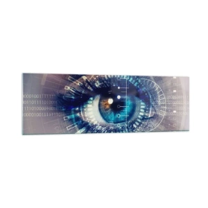 Schilderen op glas - Je denkt dat je me kent - 160x50 cm