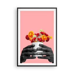 Poster in een zwarte lijst - De apotheose van het leven - 61x91 cm