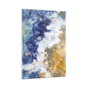 Schilderen op glas - Dans der Elementen - 50x70 cm