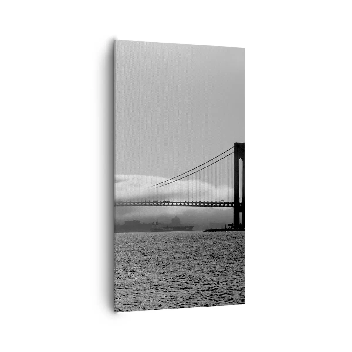 Schilderen op canvas - Vaar door de Golden Gates - 65x120 cm