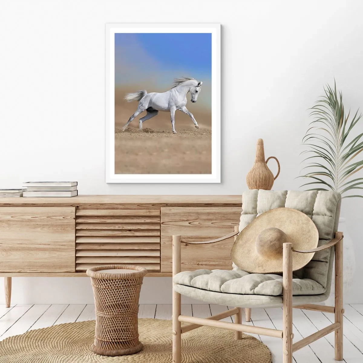 Poster in een witte lijst - Het mooiste Arabische sprookje - 70x100 cm