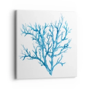 Schilderen op canvas - Nautische filigraan - 30x30 cm