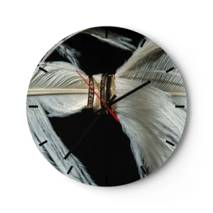 Wandklok - Klok - ... en ik zal je niet verlaten ... - 40x40 cm