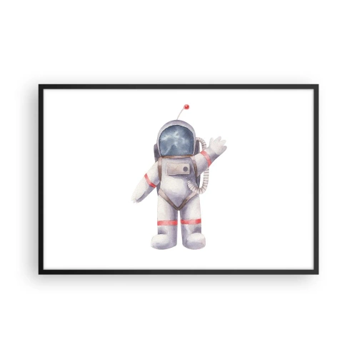 Poster in een zwarte lijst - Tot ziens! - 91x61 cm