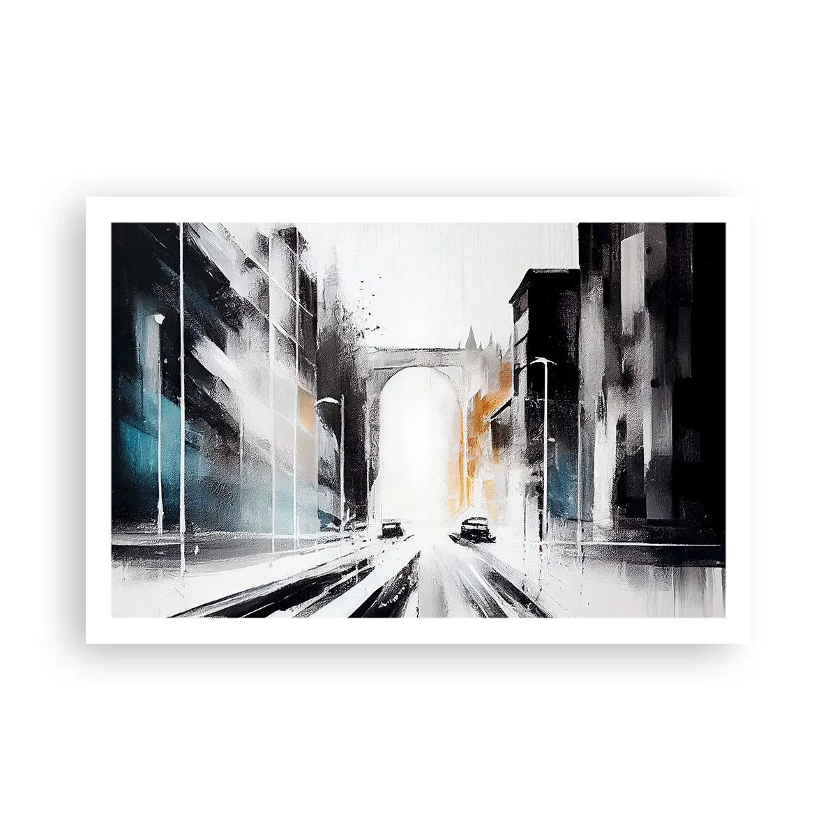 Poster - Stadsstudie: architectuur en beweging - 91x61 cm