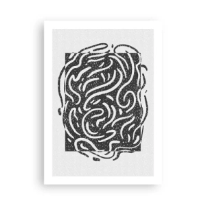 Poster - Abstractie: vreugdedans - 50x70 cm