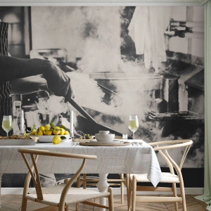 Fotobehang Standard Eco - Alchemie van smaken - Keuken, Gastronomie, Restaurant - 150x105 cm
