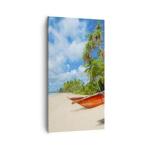 Schilderen op canvas - De charme van de tropen - 55x100 cm