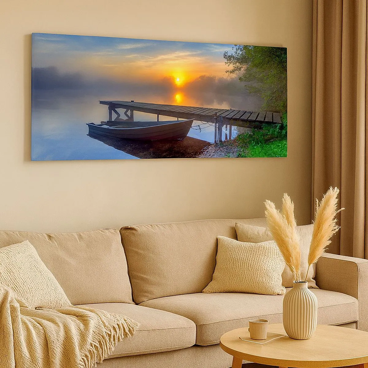 Schilderen op canvas - Hoe gewoon verandert in magie - 100x40 cm