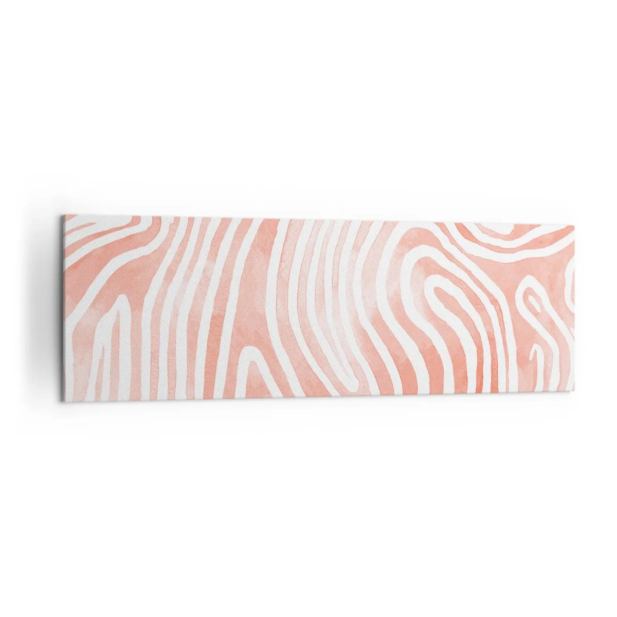 Schilderen op canvas - In het koraallabyrint - 160x50 cm