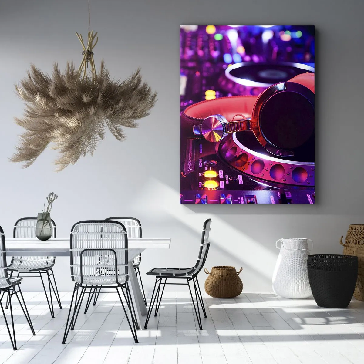 Schilderen op canvas - Voordat het plezier begint - 45x80 cm