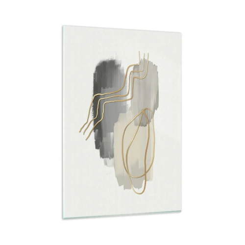 Schilderen op glas - Duur en beweging - 80x120 cm