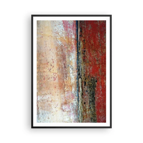 Poster in een zwarte lijst - Wellicht is het de zee - 70x100 cm