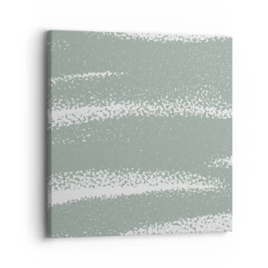 Schilderen op canvas - Abstractie in een winterklimaat - 30x30 cm