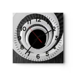 Wandklok - Klok - Tot de kern van de zaak - 40x40 cm