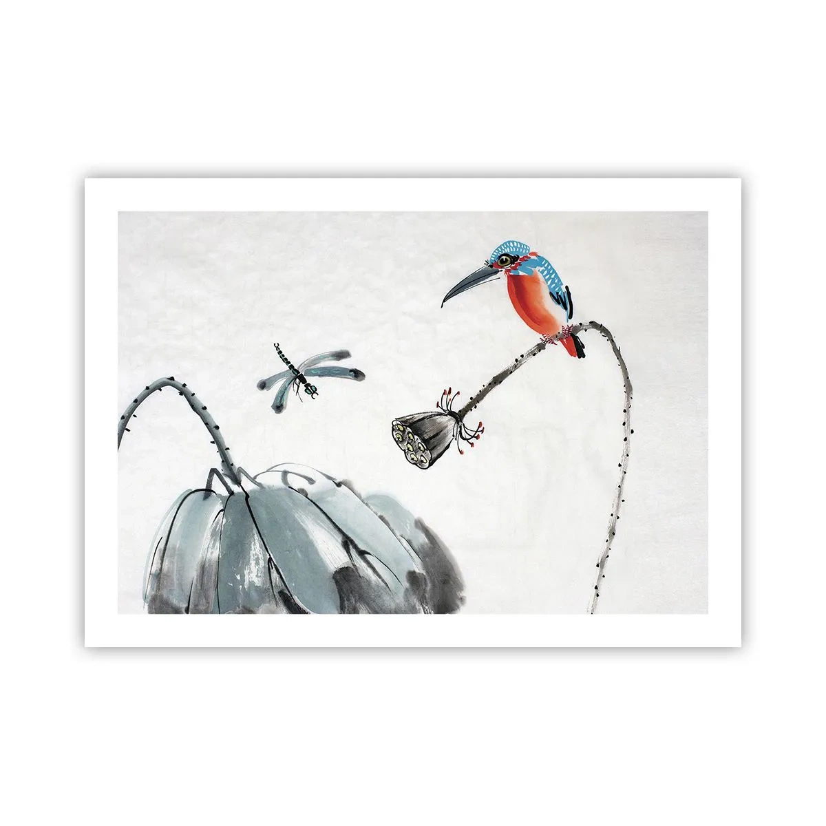 Poster - Het leven van de weide - 70x50 cm