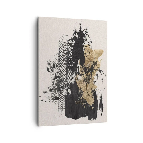 Schilderen op canvas - Compositie met passie - 50x70 cm