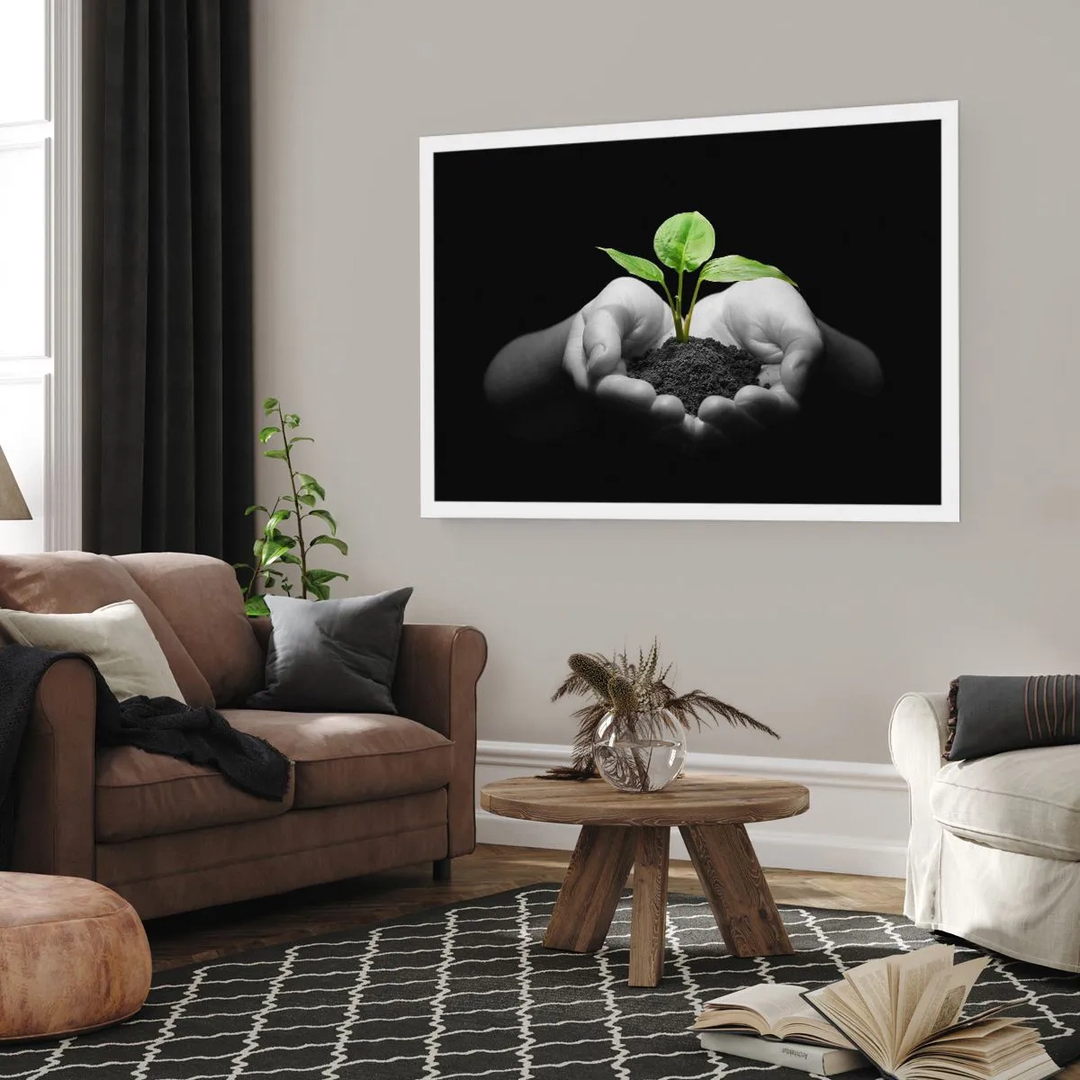 Poster - Ik hou van de natuur, ik bescherm haar - 100x70 cm