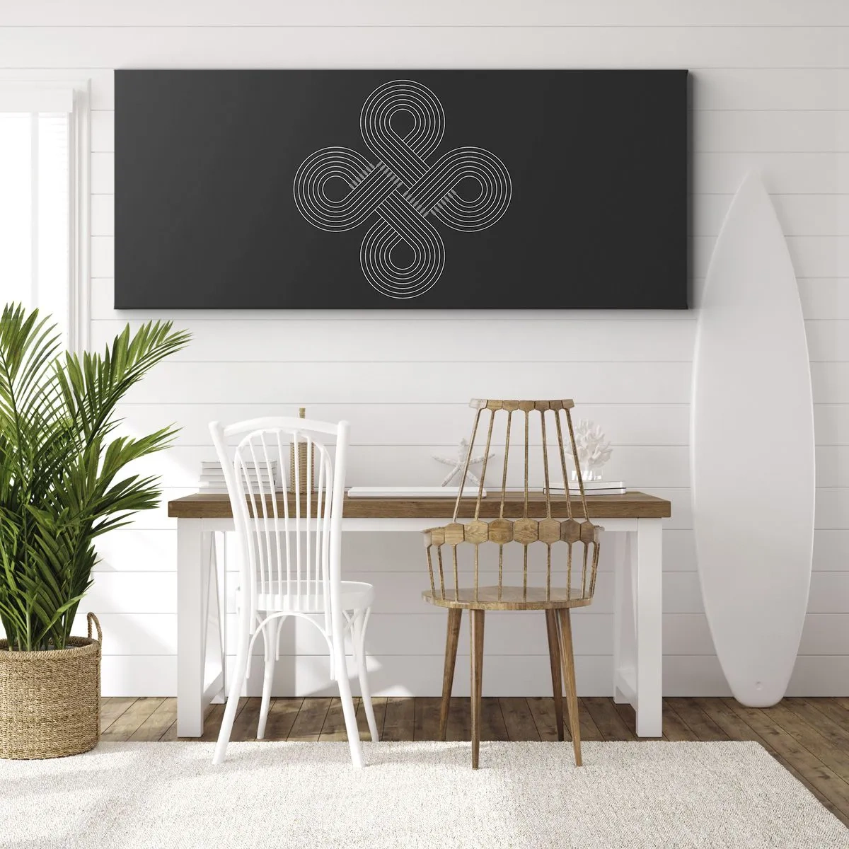 Schilderen op canvas - In de Keltische geest - 160x50 cm