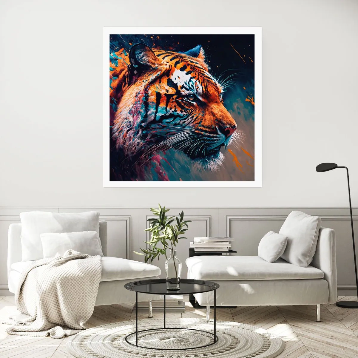Poster - Wilde schoonheid - 40x40 cm