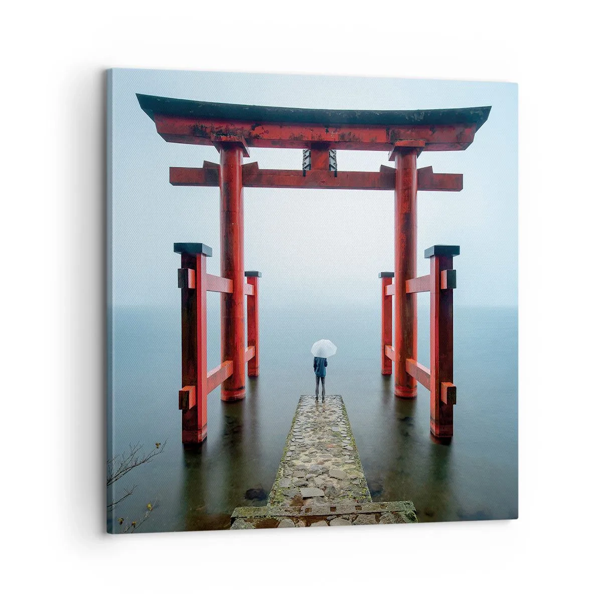 Schilderen op canvas - Japanse mijmering - 60x60 cm