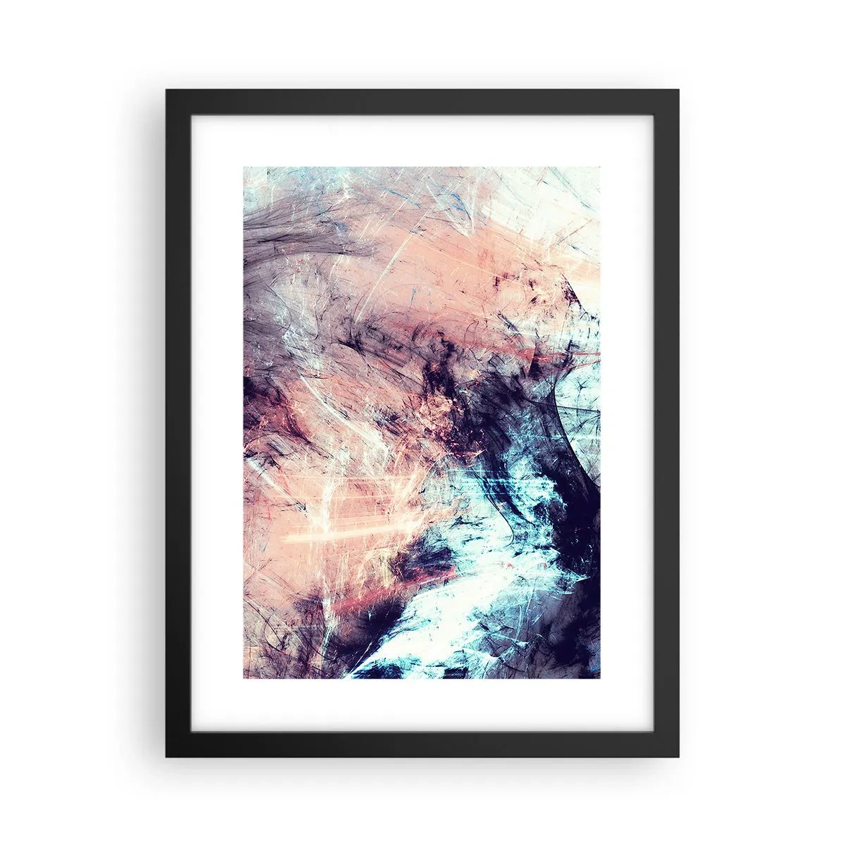 Poster in een zwarte lijst - Voel de wind - 30x40 cm