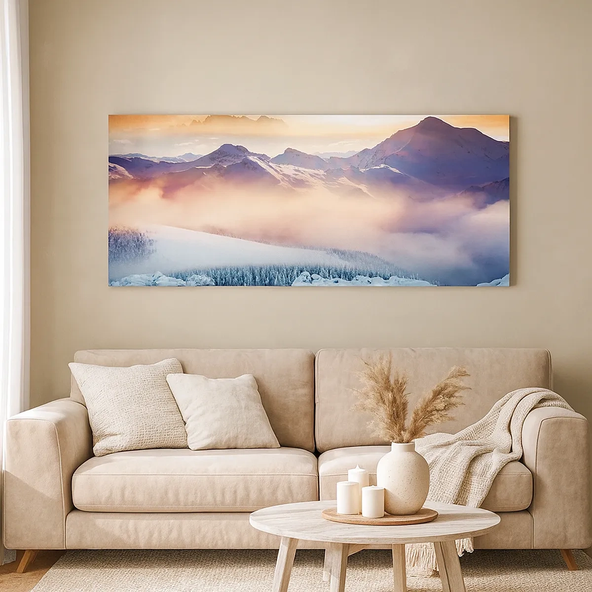 Schilderen op canvas - De kracht en puurheid van de natuur - 30x30 cm