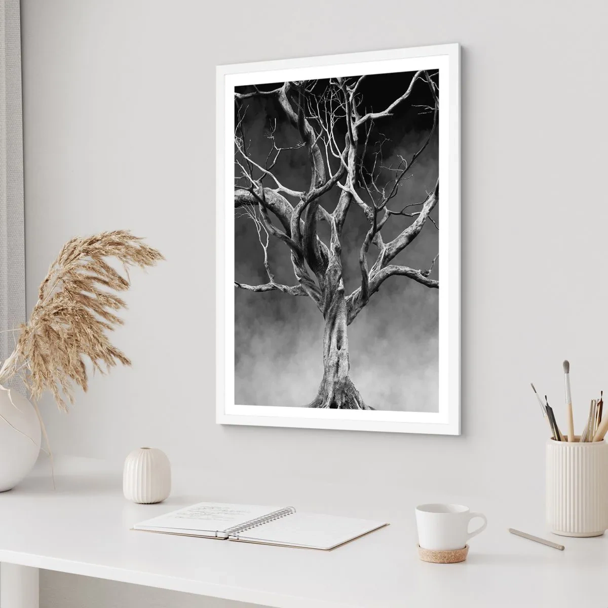Poster in een witte lijst - Oorspronkelijk en heilig - 50x70 cm