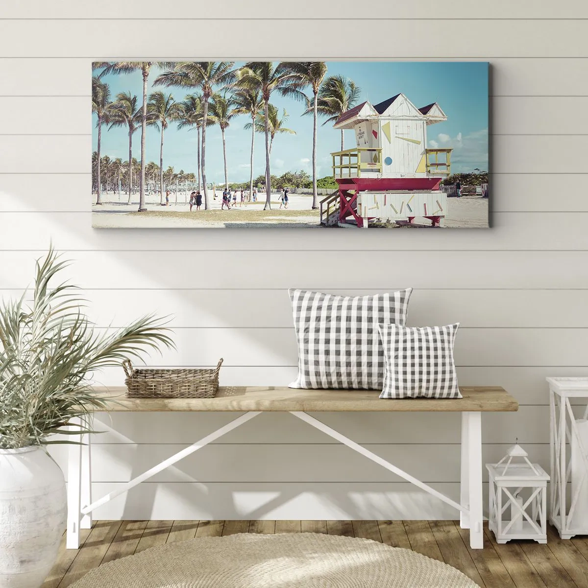 Schilderen op canvas - Je hebt een mooie dag voor de boeg - 100x40 cm