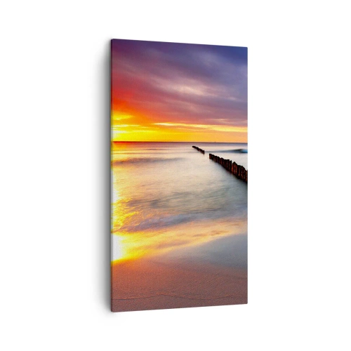 Schilderen op canvas - Luister naar de stilte - 45x80 cm