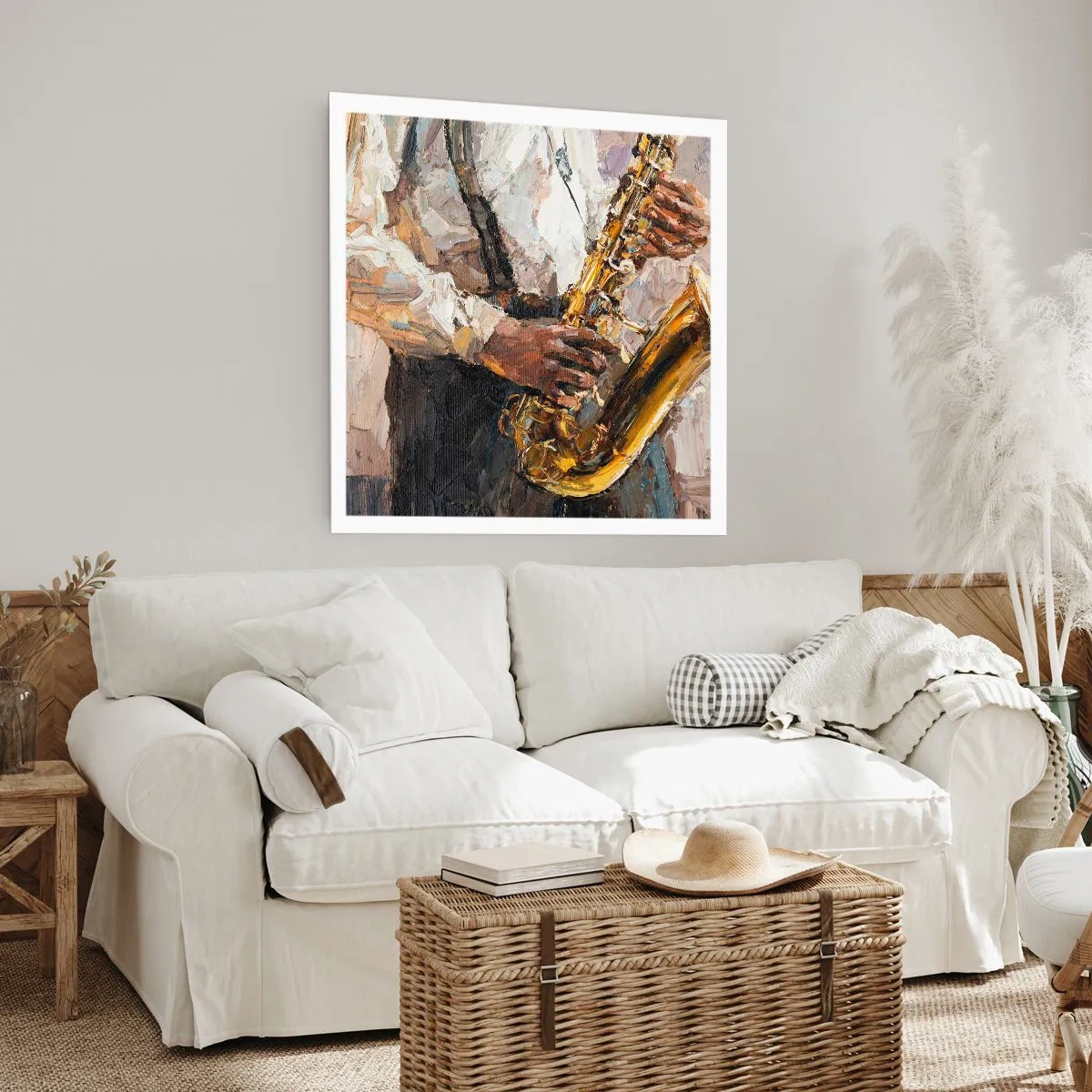 Poster - Tijd om te solo te spelen - 30x30 cm