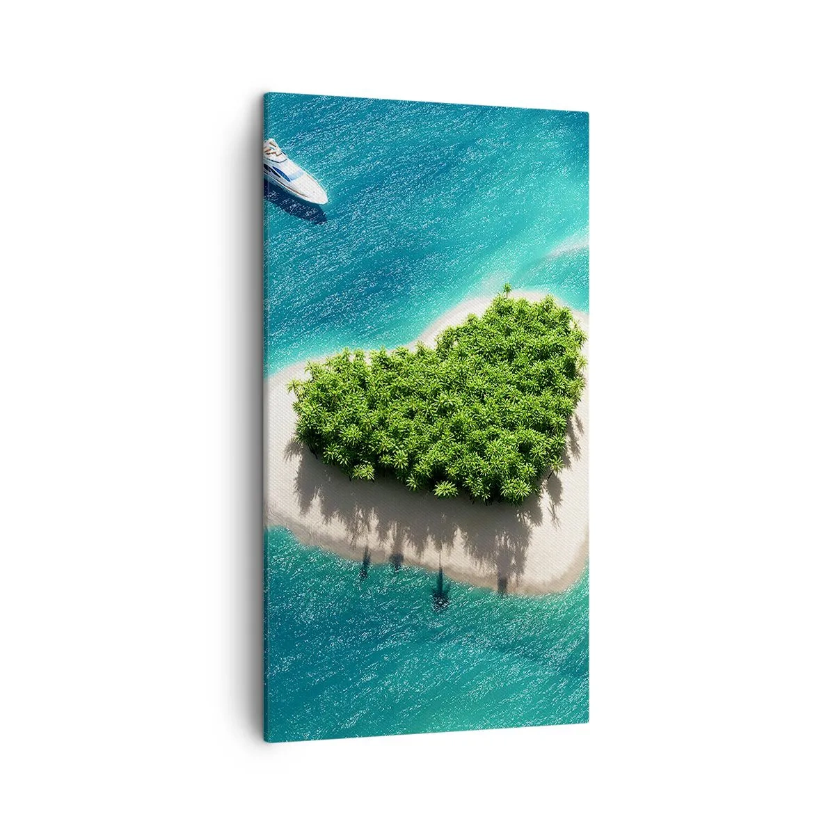 Schilderen op canvas - Ik hou van de zomer - 45x80 cm