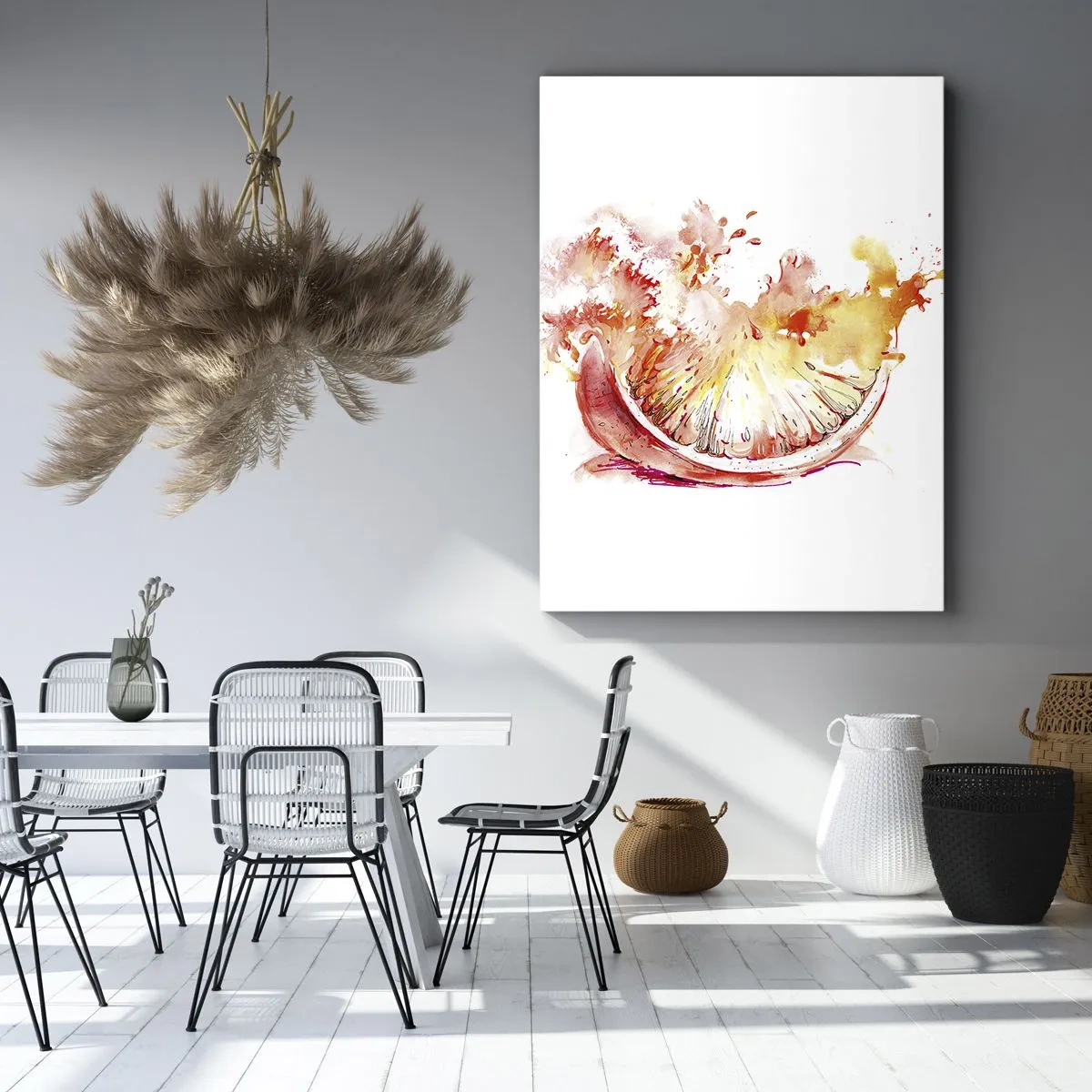 Schilderen op canvas - Sappige verfrissing - 50x70 cm