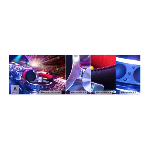 Fotobehang Monster Zelfklevend Deluxe Sticker - Het zal, het zal gebeuren - Muziek, Muziek studio, Koptelefoon - 100x30 cm