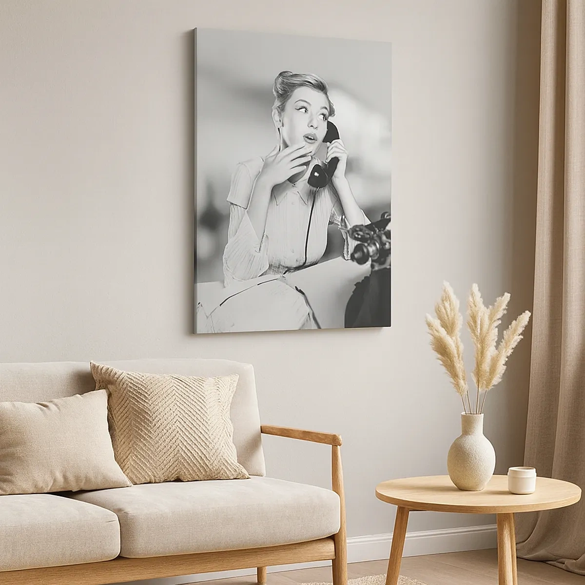 Schilderen op canvas - Hallo, het zijn de jaren 50. - 50x70 cm