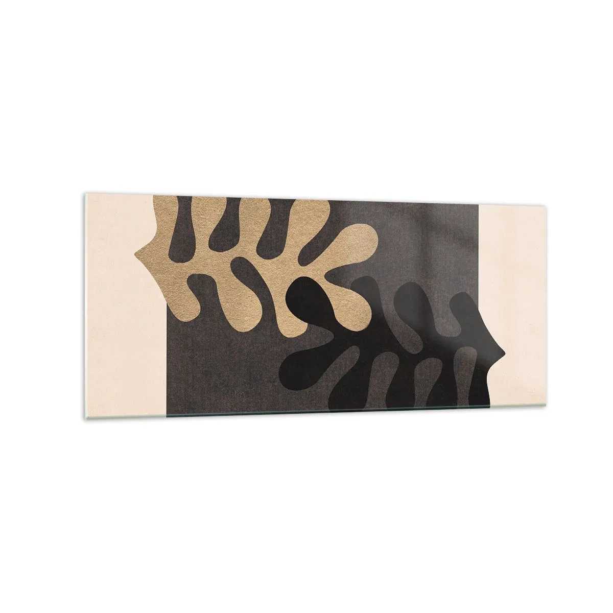 Schilderen op glas - Afwezigheid en complement - 120x50 cm