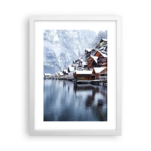 Poster in een witte lijst - In winterdecoratie - 30x40 cm