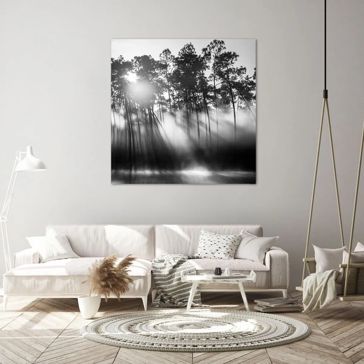 Schilderen op canvas - Niet te stoppen zon - 70x70 cm