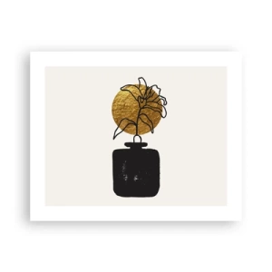 Poster - Schoonheid is goud waard - 50x40 cm