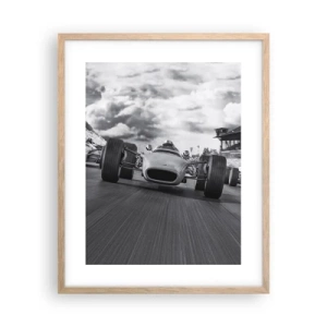 Een poster in een licht eiken lijst - Er is kracht! - 40x50 cm