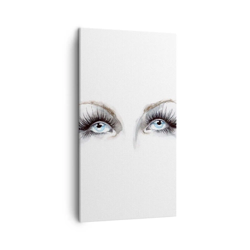 Schilderen op canvas - Ogen van een engel - 45x80 cm
