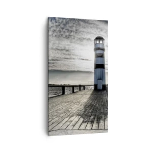 Schilderen op canvas - Zeelieden, ik wacht op jullie - 45x80 cm